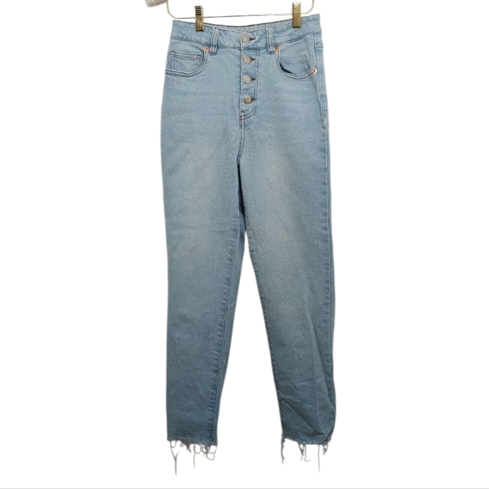 Great Smoky Los Angeles Women's Size 26 High Rise Light Blue Jeans Button Fly